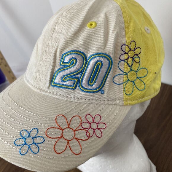 Matt Kenseth #20 Chase Authentics Womens Cap NASCAR Adjustable Floral Aloha Hat - Picture 3 of 11